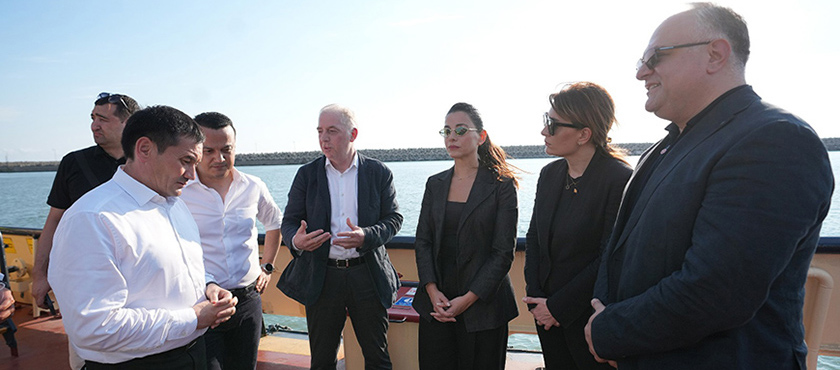 მარიამ ქვრივიშვილმა უზბეკ კოლეგებს ფოთის საპორტო ინფრასტრუქტურა და თავისუფალი ინდუსტრიული ზონა დაათვალიერებინა
